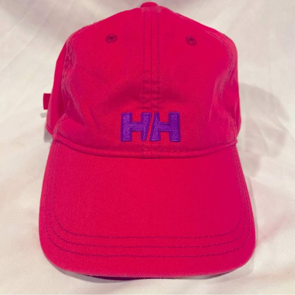 Helly Hansen Logo Baseball Hat Pink and Purple